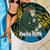 Rwanda Beach Blanket with Gorilla Family Kwita Izina Leaf Jungle Spirit