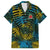 Rwanda Family Matching Long Sleeve Bodycon Dress and Hawaiian Shirt with Gorilla Family Kwita Izina Leaf Jungle Spirit
