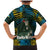 Rwanda Family Matching Mermaid Dress and Hawaiian Shirt with Gorilla Family Kwita Izina Leaf Jungle Spirit