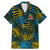 Rwanda Family Matching Mermaid Dress and Hawaiian Shirt with Gorilla Family Kwita Izina Leaf Jungle Spirit
