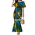 Rwanda Family Matching Mermaid Dress and Hawaiian Shirt with Gorilla Family Kwita Izina Leaf Jungle Spirit