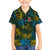 Rwanda Family Matching Short Sleeve Bodycon Dress and Hawaiian Shirt with Gorilla Family Kwita Izina Leaf Jungle Spirit