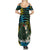 Rwanda Family Matching Summer Maxi Dress and Hawaiian Shirt with Gorilla Family Kwita Izina Leaf Jungle Spirit