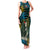 Rwanda Family Matching Tank Maxi Dress and Hawaiian Shirt with Gorilla Family Kwita Izina Leaf Jungle Spirit