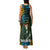 Rwanda Family Matching Tank Maxi Dress and Hawaiian Shirt with Gorilla Family Kwita Izina Leaf Jungle Spirit