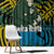 Rwanda Window Curtain with Gorilla Family Kwita Izina Leaf Jungle Spirit