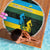 Rwanda Beach Blanket with Tour du Rwanda Cycling Race Flag Stripe Spirit