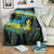 Rwanda Blanket with Tour du Rwanda Cycling Race Flag Stripe Spirit