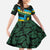 Rwanda Family Matching Long Sleeve Bodycon Dress and Hawaiian Shirt with Tour du Rwanda Cycling Race Flag Stripe Spirit