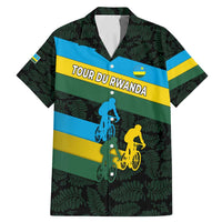 Rwanda Family Matching Mermaid Dress and Hawaiian Shirt with Tour du Rwanda Cycling Race Flag Stripe Spirit