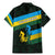 Rwanda Family Matching Mermaid Dress and Hawaiian Shirt with Tour du Rwanda Cycling Race Flag Stripe Spirit