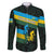 Rwanda Family Matching Short Sleeve Bodycon Dress and Hawaiian Shirt with Tour du Rwanda Cycling Race Flag Stripe Spirit