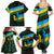 Rwanda Family Matching Summer Maxi Dress and Hawaiian Shirt with Tour du Rwanda Cycling Race Flag Stripe Spirit