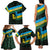 Rwanda Family Matching Tank Maxi Dress and Hawaiian Shirt with Tour du Rwanda Cycling Race Flag Stripe Spirit