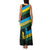 Rwanda Family Matching Tank Maxi Dress and Hawaiian Shirt with Tour du Rwanda Cycling Race Flag Stripe Spirit