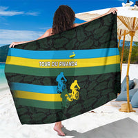 Rwanda Sarong with Tour du Rwanda Cycling Race Flag Stripe Spirit