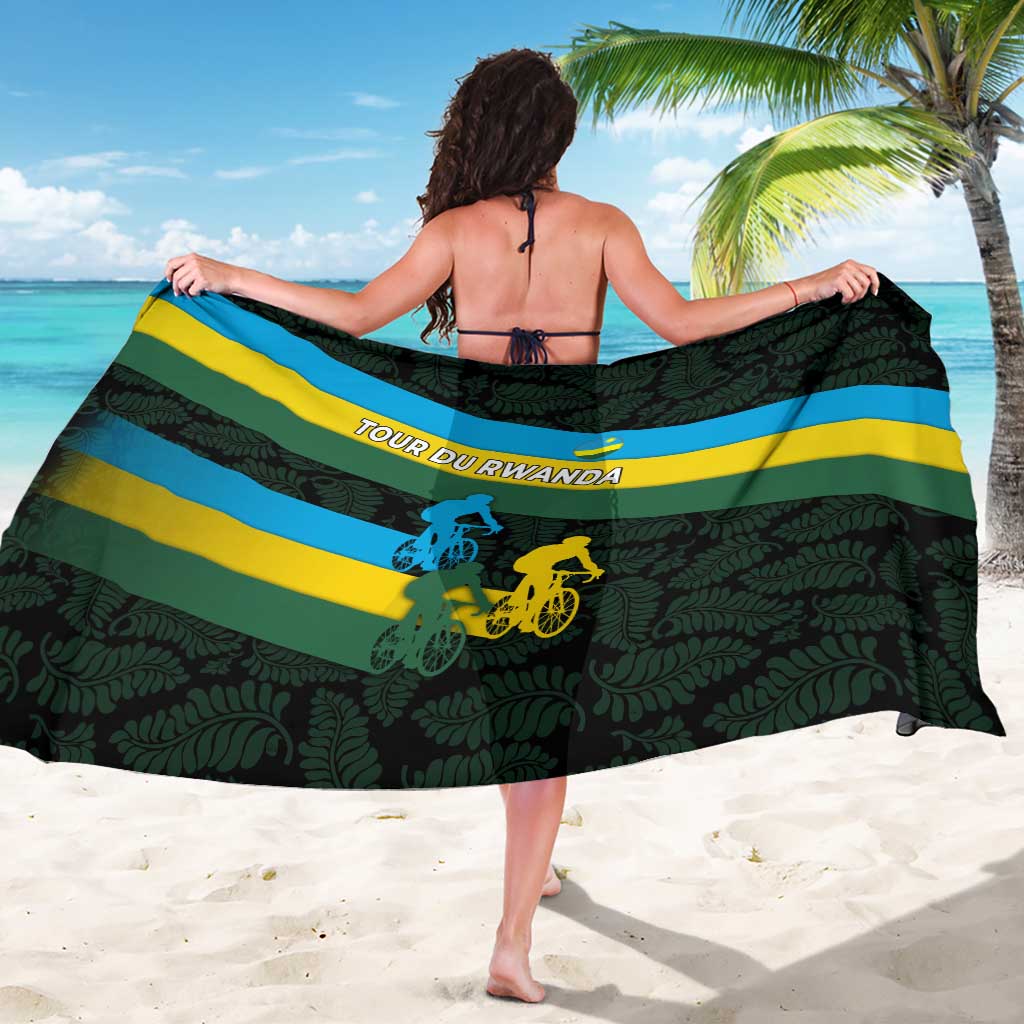 Rwanda Sarong with Tour du Rwanda Cycling Race Flag Stripe Spirit