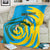 Rwanda Blanket with Imigongo Spiraling Flag Hand Wave Time Spirit