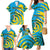 Rwanda Family Matching Mermaid Dress and Hawaiian Shirt with Imigongo Spiraling Flag Hand Wave Time Spirit