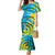 Rwanda Family Matching Mermaid Dress and Hawaiian Shirt with Imigongo Spiraling Flag Hand Wave Time Spirit