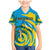 Rwanda Family Matching Mermaid Dress and Hawaiian Shirt with Imigongo Spiraling Flag Hand Wave Time Spirit