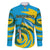 Rwanda Family Matching Short Sleeve Bodycon Dress and Hawaiian Shirt with Imigongo Spiraling Flag Hand Wave Time Spirit