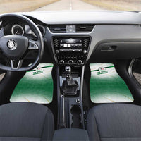 Algeria Soccer Car Mats with Desert Warriors Text and National Flag Design