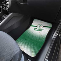 Algeria Soccer Car Mats with Desert Warriors Text and National Flag Design