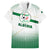 Algeria Soccer Family Matching Off The Shoulder Long Sleeve Dress and Hawaiian Shirt with Desert Warriors Text and National Flag Design