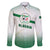Algeria Soccer Family Matching Puletasi and Hawaiian Shirt with Desert Warriors Text and National Flag Design
