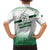 Algeria Soccer Family Matching Summer Maxi Dress and Hawaiian Shirt with Desert Warriors Text and National Flag Design