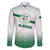 Algeria Soccer Family Matching Summer Maxi Dress and Hawaiian Shirt with Desert Warriors Text and National Flag Design