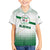 Algeria Soccer Family Matching Summer Maxi Dress and Hawaiian Shirt with Desert Warriors Text and National Flag Design