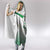 Algeria Soccer Hooded Blanket with Desert Warriors Text and National Flag Design