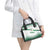 Algeria Soccer Shoulder Handbag with Desert Warriors Text and National Flag Design