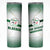 Algeria Soccer Skinny Tumbler with Desert Warriors Text and National Flag Design