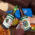 Algeria 4 in 1 Can Cooler Tumbler with National Flag and Coat of Arms Crest Design