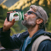 Algeria 4 in 1 Can Cooler Tumbler with National Flag and Coat of Arms Crest Design