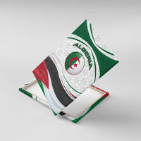 Algeria Canvas Wall Art with National Flag and Coat of Arms Crest Design