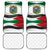 Algeria Car Mats with National Flag and Coat of Arms Crest Design
