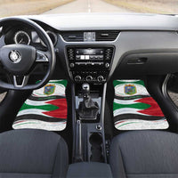 Algeria Car Mats with National Flag and Coat of Arms Crest Design