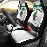 Algeria Car Seat Cover with National Flag and Coat of Arms Crest Design