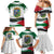 Algeria Family Matching Mermaid Dress and Hawaiian Shirt with National Flag and Coat of Arms Crest Design