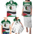 Algeria Family Matching Puletasi and Hawaiian Shirt with National Flag and Coat of Arms Crest Design