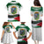 Algeria Family Matching Puletasi and Hawaiian Shirt with National Flag and Coat of Arms Crest Design