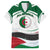 Algeria Family Matching Summer Maxi Dress and Hawaiian Shirt with National Flag and Coat of Arms Crest Design