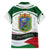 Algeria Family Matching Summer Maxi Dress and Hawaiian Shirt with National Flag and Coat of Arms Crest Design