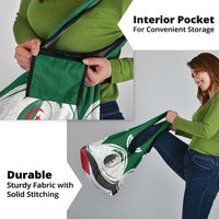 Algeria Grocery Bag with National Flag and Coat of Arms Crest Design
