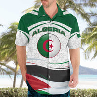 Algeria Hawaiian Shirt with National Flag and Coat of Arms Crest Design