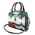 Algeria Shoulder Handbag with National Flag and Coat of Arms Crest Design